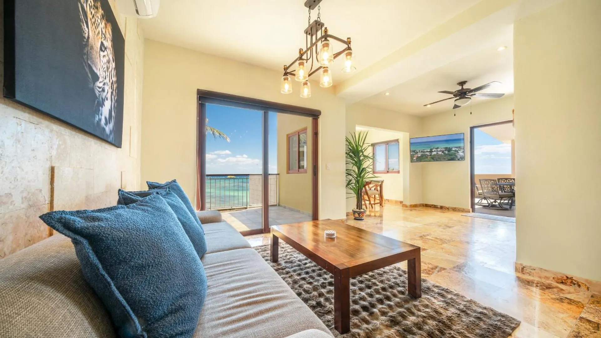 Apartment Luxury Beachfront Condo With 3 Bedrooms & Ocean View - El Faro Residences Playa del Carmen