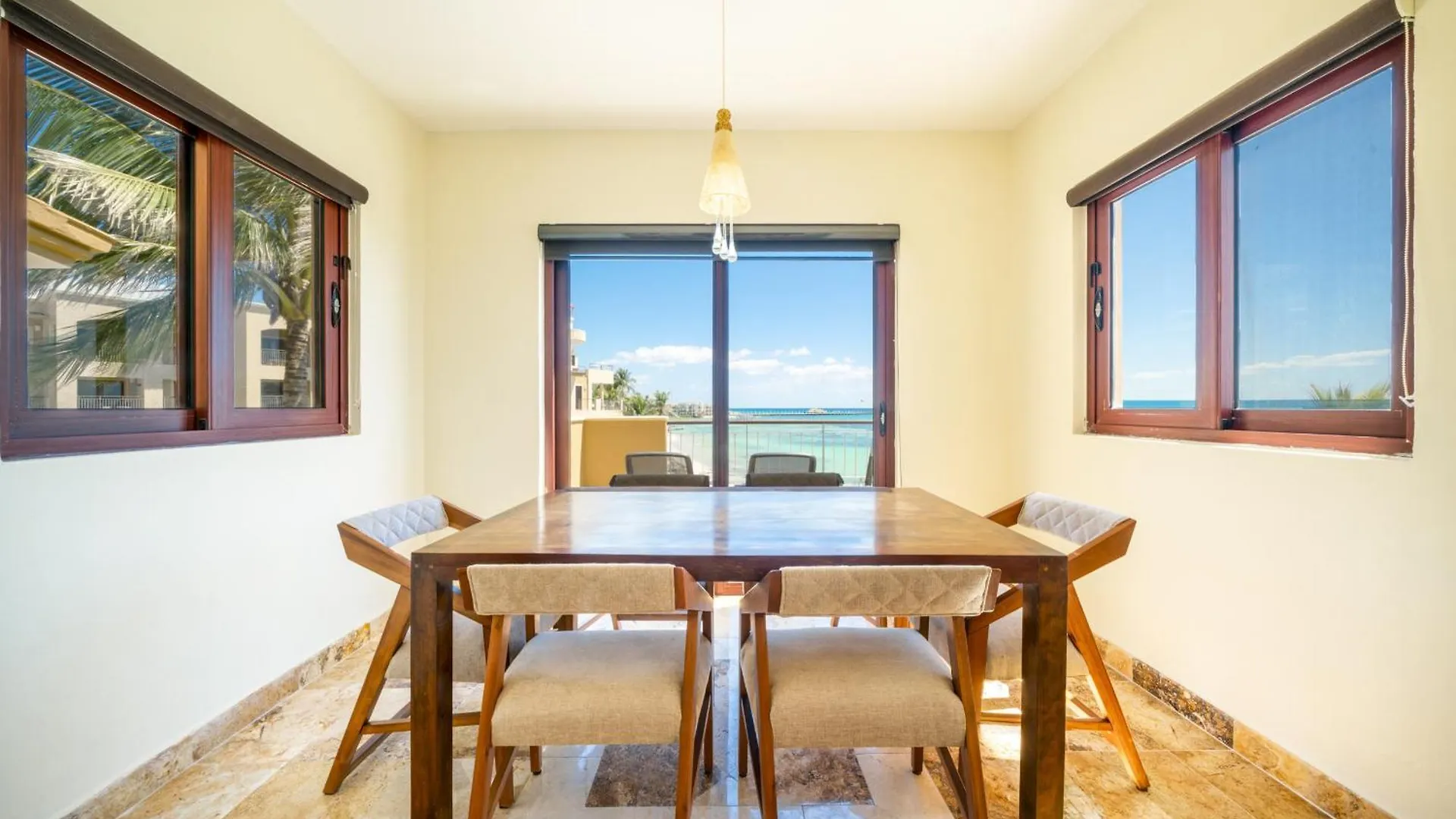 Apartment Luxury Beachfront Condo With 3 Bedrooms & Ocean View - El Faro Residences Playa del Carmen Mexico